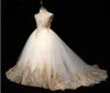 Çiçek Kız Düğün Prenses Gowns Gold Sequin Dantel Çocuk Giysileri Resmi Akşam Partisi İlk Komünyon Elbiseleri 403