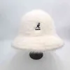 quality Korean men women Kangools Bucket hats angola pure rabbit fur fisherman hat dome cap street fashion 220113