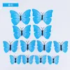 Butterfly Wall Stickers Creative Butterflies with Home Decor Kids Room Decoration Art 12pcs 3D white