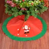 Home Ornamenten Vloer Cover 90 CM Kerstbomen Rokken Decor Schort Santa Claus Ronde Kerstboom Rok Vakantie Feestartikelen DH0224