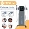 Foot Massager 2 HANDLAR EMS Slim Machine Emslim elektromagnetisk muskelbyggande Fett Burning Machine Ultrasche Devices f￶r salong