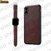Top Luxury 2-piece set Watch Band Phone cases For iPhone 15 14 13 12 Pro max 11 11Pro X XS XR XSMAX PU Leather Fashion Designer Watchband 38/40/42/44MM Link Chain Strap Suit