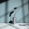 1ピースモダンな手作りブラシをかけられたセラミック花瓶クリエイティブホーム装飾アートウェアホームハイドロプロパオン植物の植木鉢フラワーポットの装飾高級ギフト210623