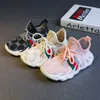 1-10 anni Sneakers Bambini Scarpe per bambini 21-32 Ragazzi Ragazze Mesh traspirante Scarpe sportive casual per Drop 211022