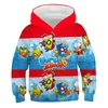 Felpe con cappuccio Felpe Cartoon Super Zings Costume Stampato in 3D Neonati maschi Abbigliamento Superzings Bambini Ragazze Top a maniche lunghe