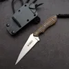 2388 Фиксированный клинок карман EDC Hunt Нож 8CR13MOV Стальный лезвие G10 Ручка Camping Outdoor Toumtical Combat Self-Knives BM 940 535 15535 9070