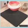 Beds Furniture Supplies Home & Garden3 Size Pet Cat Litter Catcher Mat 2-Layer Dust Trapper Pad Waterproof Eco-Friendly Kitten Rug Household