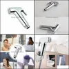 Bathroom Aessories Bath Home & Gardeth Aessory Set Handheld Toilet Bidet Shower Sprayer High Pressure Spray Head Perforated Hand Held Drop D