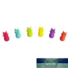 12Pcs Silikon Rotwein Glas Marker Kreative Ananas Trinken Marker Glas Tasse Charme (Gelegentliche Farbe)