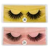 WholesaleまつげのFaux Mink Natrual Soft False Lashes手作りWispy Lash Extensions MakeupツールBulk DHL