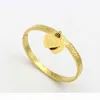 K 2020 hoge kwaliteit prachtige mode-sieraden handel dubbele hart armband vrouwelijke titanium rose gouden armband