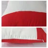 40x40cm Bow Pillow Cover Sublimation Blanks DIY Printing Kudde Pillowcases med dragkedja RRB13118
