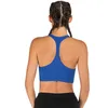 Eigen merk LEOQ Yoga Backless Bh Fitness Dames Gym Energy Push Up Hollow Tank Tops Active Wear Backless ondergoed Sexy gewatteerde sportbeha's