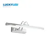 LUCKYLED 42cm 12W Led Mirror Light Stainless Steel AC85-265V Modern Wall Lamp Bathroom Lights Wall Sconces Apliques Pared 210724
