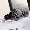 H0968 Keramische horloge Modemerk 33 / 38mm Waterbestendig Horloges Luxe Dameshorloge Mode Gift Merk Luxe Horloge Relogio