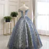 Gryffon vestidos quinceanera jurken feestjurk klassieke baljurk vintage kant glanzende prom dress robe de bal plus size