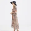 Ethnic Wind Female Tassel Printing Large Shawl Travel Chiffon Scarf Seaside Holiday Sunscreen Beach Swimwear Wrap Coverup Skirt Sarongs