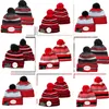 Cappucci del cranio invernale Calcio Baseball Cappelli a maglia 32 Team Sport Berryies Pom 1000+ stili