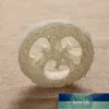 6cm-8cm wide1.25-1.4cmの厚さの自然なLoofah Lufha LoofaスライスシャンドMay DIY SOAPツールの顔ホルダー