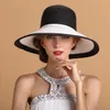 Мода Sun Hat Взрослый Sunbonnet Анти-Ультрафиолетовая Крышка Широкие Брайм Девушки Туризм Солнцезащитный Свежий Шляпы