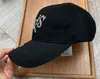 Mens Designer Baseball Caps Hats Casual Fitted Caps Fashion Paris Letters Womens Hat Solid Black Designer Bucket Hat2035