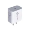 Carregadores de parede USB PD de 20 W Power Delivery Carregador rápido Adaptador TYPE C Plug Carregamento rápido para Samsung iPhone 12 11 Pro max