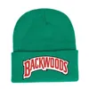 Backwoods Stickerei Beanie Outdoor Warm halten Hüte Strickmützen Wolle Strickstrumpf Mütze Winter Herbst Flexible Weiche Hip Pop Hut4824177