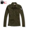 Camisa dos homens militares Camisa Tática Camisa Tática Qualidade Exército 101st Roupas Airborne Plus Tamanho Grande Manga Longa Camisa Masculina Top 210518