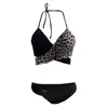 Dames badmode plus maat sexy bikini 2021 push -up dames print set zwempak badpak strandkleding biquini 2 -delige bikini's