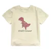 Mode d'été garçons dinosaure t-shirts coton doux t-shirts décontractés vêtements pour enfants 210615