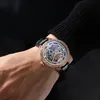 Orologi da polso da uomo orologio meccanico Hollow trasparente regalo di moda sportiva designer luminoso di lusso Relojes Para Hombre 2022