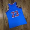 Man Mesh # 23 # 45 Michael MJ Basketball Jerseys Red White Black All-Star Vintage 1997-98 Maillots de Basketball