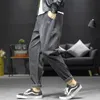 Streetwear Plus Размер мешковатый брюки гарема мужские Jogger Hombre Corduroy Ffuls Black Techwear модные брюки мужские