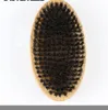 Brosse à barbe rétro avec LOGO personnalisé OEM, brosses faciales en bois de qualité supérieure avec poils de sanglier, fourniture Amazon, nouveauté 2022