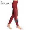 Perneiras Esportes para Mulheres Yoga Calças Alta Cintura Malha Flex Fitness Atlético Leggings Ginásio Jogging Femme Esporte Desgaste Legência H1221