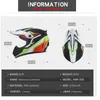 Casques de moto Casque vert Casco Moto Off Road ATV Dirt Bike Descente DH Capacete Lunettes Motocross