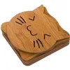 9 styles Wood Heat Resistant Pad Pan Pot Mat Holder Kitchen Cooking Isolation Pad Bowl Cup Coasters