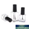 5ml/10ml/15ml Transparent Glass Nail Polish Bottle Empty With Lid Cosmetic Containers Nail Glass Bottles With Brush