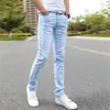 Men's Denim Cheap Jeans Slim Fit Men Jeans Pants Stretch Light Blue Trousers High Quality Casual Fashion Cow Boy Male X0621