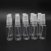 2021 DHL Gratis Pet Cosmetic Perfume Plastic Mist Spray Bottles 30ml Parfym Atomizerflaska med pumpsprayer keps på kampanj
