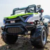 Elektrikli Araba için 1-6Years Eski Çocuk Büyük Çift Koltuk Off-Road Araç Serin Dört Tekerlekli Çocuk Oyuncak Arabalar Uzaktan Kumanda Hediye Setleri Ile