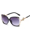 Mode Sonnenbrillen Damen Herren Sonnenbrille Schwarz Vintage Cat Eye Für Dame Gold UV400 2021 Großhandel