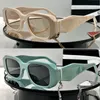 공식 New Womens P Home Sunglasses PR 17WS 디자이너 안경 레이디 스테이지 스타일 고품질 패션 오목-컨버리지 3 차원 라인 미러 프레임 17WF