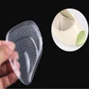 2 pièces coussinets de chaussures avant-pied coussin Silicone Massage antidérapant talons hauts semelle intérieure soulagement de la douleur boule métatarsienne semelles de soutien des pieds H1106