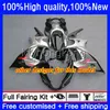 Moto Fairings för Suzuki Katana GSXF 650 GSXF-650 GSX 650F 08-14 29NO.0 GSX650F 08 09 10 11 12 13 14 GSX-650F GSXF650 2008 2009 2010 2011 2012 2013 2014 Bodys glansig svart