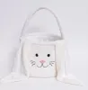 Fête Pâques Lapin Panier Longues Oreilles En Peluche Oeufs De Pâques Seau Lapin Sourire Visage Bonbons Cadeau Sac Festival Fête Sac À Main pour Enfants FHH21-881