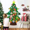 Décorations de Noël enfants bricolage feutre arbre joyeux pour la maison 2021 Ornements Noel Navidad Noël cadeaux année 2022