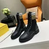 Women Designer Boots high quality Black Leather Knitted Stretch Boot fashion Luxury Casual Shoes cowboy boots