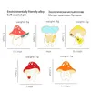 Музыкальные грибные броши булавки Cartoon Emamel Lepal Pins Значок для женщин мужчина детские модные ювелирные украшения и песчаные