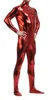 Großhandels-Erwachsener schwarzer Latex-glänzender Rollkragen-Langarm-Metallic-Catsuit für Damen, hautenger Ganzanzug, Lycra-Bodysuit Zentai ohne Kapuze